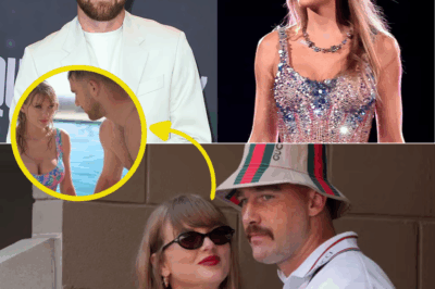 “Caught in the Heat!” Travis Kelce’s Poolside Stare at Taylor Swift’s Sizzling Swimsuit Sparks Romance Rumors and Fan Frenzy