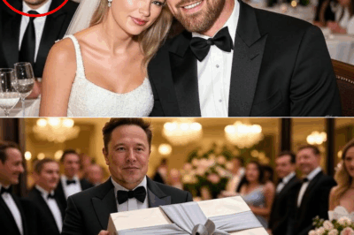 Elon Musk Secretly Attends Taylor Swift and Travis Kelce’s Wedding with an Unexpected Gift—Find Out What Sparked Chaos at the Party Below!