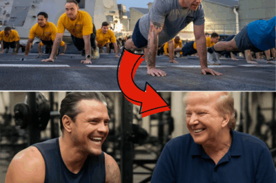 Unexpected Gym Session: Pete Hegseth Invites President Donald Trump for a Workout on the Military Ship — What Happened Next Left Everyone Stunned — Find Out What’s Got Everyone Buzzing Below