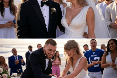 Taylor Swift and Travis Kelce Secretly Tie the Knot in Private Beach Ceremony — You Won’t Believe Who Was on the Star-Studded Guest List 👇