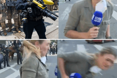 ‘She Was in the Way!’ LAPD’s Shocking Defense for Shooting Reporter with Rubber Bullet on Live TV Fuels LA Protest Outrage—Uncover the Unacceptable Truth!