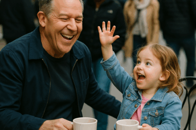 Street Café Turns Into a Scene of Shock and Awe as Greg Gutfeld’s Mysterious Child Stuns Crowd with Unthinkable Act That Sparks Genius Debate