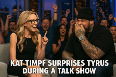 Kat Timpf Stuns Live Gutfeld! Audience with Outrageous Surprise for Tyrus — Studio Erupts in Chaos as Crowd Screams ‘What Is Happening?!’