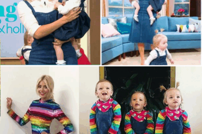 👯‍♀️ Holly Willoughby Melts Hearts Meeting Triplets Dressed as Her Mini-Me Fashion Clones! 🥰