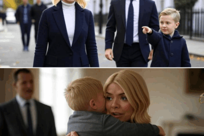 Tycoon’s Gala Nightmare: Son Mistakes Holly Willoughby for Mom! 😲🎤 At a glittering London charity gala, a millionaire’s world turns upside down when his son shouts that Holly Willoughby is his mother. What buried secret caused this dramatic collapse in front of the elite?