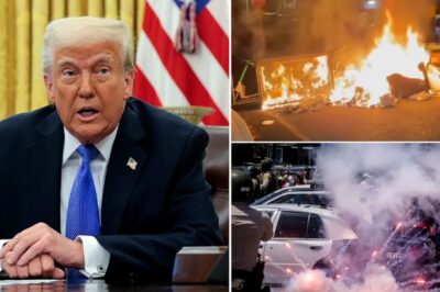 ‘Time to Liberate LA!’ Trump’s Chilling Threat to Anti-ICE Protesters Sparks Outrage and Clashes—Uncover the Battle Raging in Los Angeles!
