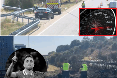 Devastating Twist in Diogo Jota’s Crash: A Lightning-Fast Slowdown from 180 to 74 km/h Wasn’t Enough to Avoid Disaster by 2.4 Meters—What’s the Sinister Truth Investigators Found? 🏎️🕵️‍♂️