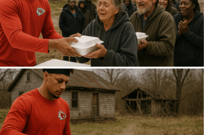 NFL superstar Patrick Mahomes breaks down in tears after 4-year-old’s heartbreaking words deliver 2 tons of food to feed hungry rural community in US