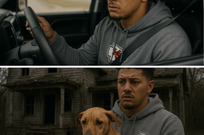 NFL Superstar Patrick Mahomes Drives Over 200 Kilometers to Rescue a Helpless Dog Trapped in an Abandoned House – Then Leaves Behind a Mysterious Handwritten Note Instead of Seeking Fame
