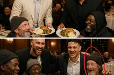NFL Superstars Travis Kelce and Patrick Mahomes Transform Lives with Free Meals for the Homeless at 1587 Prime, Saved by a 73-Year-Old Woman’s Heartfelt Wisdom
