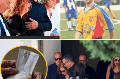 🌹😭 At Diogo Jota’s vigil, his mother unfolded a handwritten message he penned as a boy — just one sentence, but powerful enough to move an entire stadium of hearts. Her emotional words are echoing everywhere tonight 🕯️❤️👉