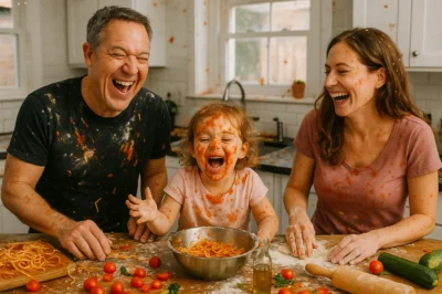 Chaos in the Kitchen! Greg Gutfeld’s Tiny Sous-Chef Turns Family Dinner Into a Hilariously Adorable Disaster You’ll Want to Replay Again and Again!