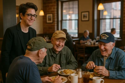 Rachel Maddow’s Heart-Wrenching Sacrifice: Living on Ramen to Fund Veterans’ Dreams, Moved to Tears by One Soldier’s Life-Changing Words