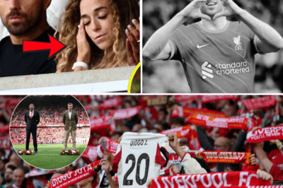 Tears of a Broken Heart: How Liverpool’s Heart-Wrenching 7-Word Farewell to Diogo Jota Left His Devastated Widow Rute Cardoso Sobbing Uncontrollably in the Empty Echoes of Anfield’s First Game Without Him – What Those Words Were Will Shatter You Forever