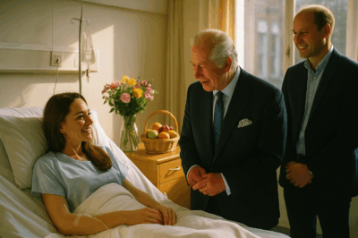 King Charles III’s Heartfelt Vigil: Five Hours by Kate Middleton’s Side for Her Final Chemo, and a Five-Word Message That Left the Hospital in Tears