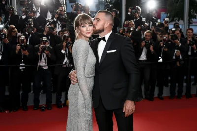 Oops, That Kiss Wasn’t on the Script! How Taylor Swift’s Cheeky Red Carpet Lip-Lock with Travis Kelce Accidentally Spilled the Beans on Their Secret Sunset Vows, Champagne Toasts, and a Wedding Playlist That’ll Have You Swooning (and Giggling)