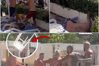 🔥10 YEARS in Prison! Brit Tourist Charges at Locals After Seeing Woman Dragged by Hair & Baby Dangled — Viral Pool Fight Sparks Global Outrage! 🌍👶