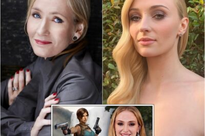 “It’s Definitely Woke”: J.K. Rowling Slams Sophie Turner’s Casting as Lara Croft, Calling Her “the Whitest Girl in America” and Sparking Fan Outrage Over “Multicultural” Icon’s Betrayal