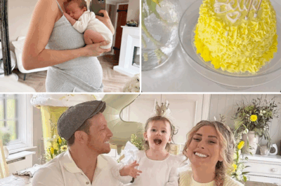 Stacey Solomon’s touching tribute to her little love – A homemade birthday cake and sweet whispers turned a busy week into pure family magic, filled with laughter…🎂💕