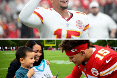 From 400 Miles of Unwavering Devotion to a Tear-Streaked Embrace: How Patrick Mahomes’ Simple Jersey Signature Transformed a Desperate Boy’s Dream into an Unforgettable Symphony of Joy and Heartache, Leaving a Mother’s Sobs Echoing Through Stadium Echoes❤️🏈