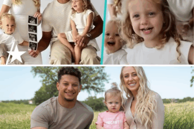 Patrick Mahomes’ Daughter Turns a Heartwarming Family Photoshoot into a Hilarious Toddler Takeover – And the Internet Can’t Stop Swooning🎀✨