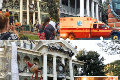 Mystery at Disneyland: Guest Dies Mid-Ride on the Haunted Mansion 😨 Witnesses Say It Was “Unreal” 👀