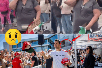 Shocking Chicago Elementary Teacher’s Savage G@un Gesture Mocks Charlie Kirk’s Brutal Assass@ination at Fiery ‘No Kings’ Protest – But the Chilling Crowd Retaliation Just 3 Seconds Later Left Thousands Gasping in Horror! What Unfolded Will Haunt You Forever!😱🚨