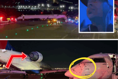 Chaos at LaGuardia Airport: Delta plane crashes on runway, passengers stunned as cockpit shatters and pilot loses his footing – “Watch the video to see the horror”