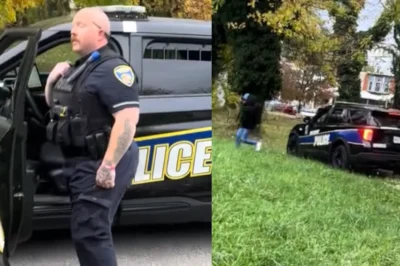 Baltimore Officer Suspended After Video Captures Patrol Car Nearly Striking Pedestrian in High-Speed Pursuit