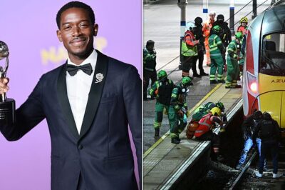 Hollywood Heartbreak: Kn::ife-Wielding Maniac’s Savage Train Rampage Leaves Rising Star Damson Idris Reeling – His Innocent 17-Year-Old Nephew Slashed in the Face in a Frenzied Dawn Attack That Police Fear Is Just the Tip of a Deadly Iceberg of Terror!
