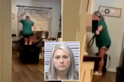 ‘Teacher of the Year’ Falls from Grace: Alabama Educator Arrested After Viral Video Shows Her Disciplining Son with Belt in Shocking Home Incident