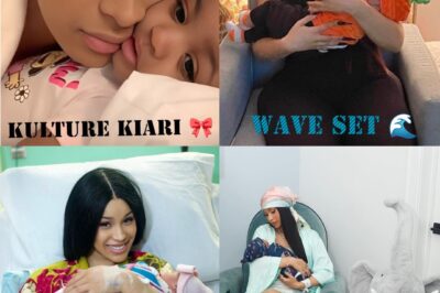 Rap Queen’s Royal Reveal: Cardi B’s Tear-Jerking Family Portrait Drop – First Glimpse of Baby Brim with Kulture, Wave & Blossom Sparks Engagement Buzz and Heartbreak as Fans Melt Over “The Squad of Love”