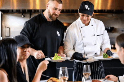 What Happens When NFL Superstars Travis Kelce and Patrick Mahomes Secretly “Anoint” 13 Lucky Fans at Their Swanky New Steakhouse? The Jaw-Dropping Autograph Ritual That’s Sparking Whispers of Hidden Messages and VIP Perks You Won’t Believe…