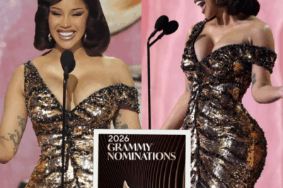 Cardi B Scores Historic Sixth Grammy Nod for Best Rap Performance With ‘Outside’ as 2026 Nominations Drop—Rapper’s Emotional Reaction Highlights Journey From Struggle to Stardom