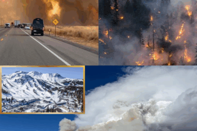 Terrifying Pack Fire Explodes Overnight in California – Evacuations Ordered as Flames Threaten Mammoth Lakes Ski Resort