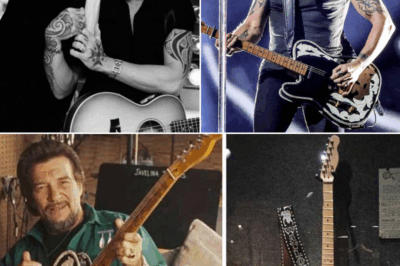 Outlaw Legend’s Heavy Legacy: Waylon Jennings’ “Too F–king Heavy” Leather-Bound Telecaster’s Wild, 50-Year Road Trip to Keith Urban’s Hands – A Gift That Left the Aussie Star Heartbroken… Then Floored