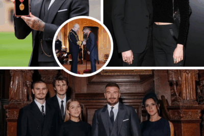 David Beckham Tearfully Receives Knighthood at Windsor Castle, Joined by Most of Family Amid Eldest Son’s Notable Absence