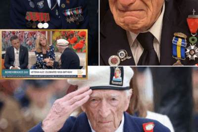 The Studio Went Silent… And the Nation Did Too: 100-Year-Old Veteran’s Heart-Wrenching Remembrance Day Words Leave Britain in Tears