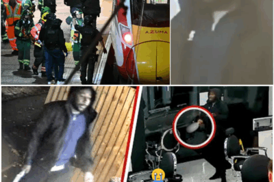 🇬🇧 Chaos in the UK: Viral Video Captures Knife-Wielding UK Suspect Rushing Into Barbershop Moments After Train Rampage!