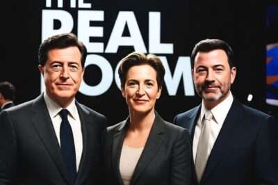 Late-Night Giants Join Forces as Colbert, Maddow, and Kimmel Launch ‘The Real Room’ in a Bold Media Move
