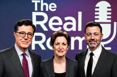 Late-Night Television Shifts as Colbert, Maddow, and Kimmel Launch “The Real Room”