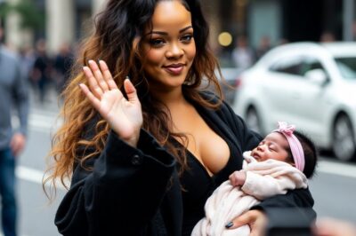 Rihanna Cradles Newborn Daughter Rocki During Joyful Street Stroll and Waves to Thrilled Fans in New York City