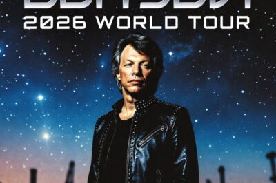 Bon Jovi’s 2026 World Tour Bombshell: 35 Dates Locked In Across North America, Europe & Australia – Fans Brace for ‘Livin’ on a Prayer’ Overload