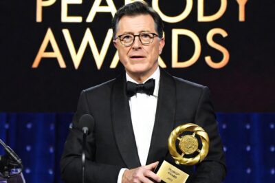 Colbert’s Tearful Tribute to Stewart at Peabody Awards Leaves Crowd in Awe: ‘He Taught Us to Fight with Laughter’
