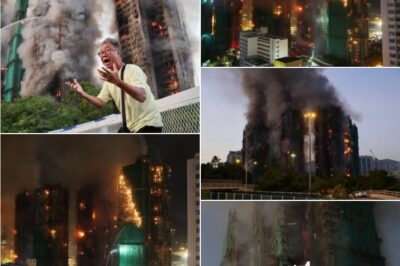 The Hong Kong Inferno: Baby’s Heart-Wrenching Cries Echo Amid 44 Dead in Deadly High-Rise Blaze