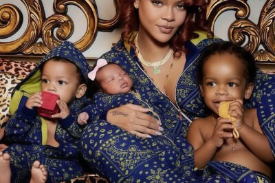 Radiant Bonds: Rihanna’s Joyful Family Portrait with RZA, Riot, and Rocki Captivates Fans