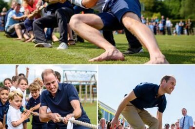 Grassroots Glory: Prince William’s Epic Tug-of-War Dive at School Sports Day Steals Hearts and Headlines