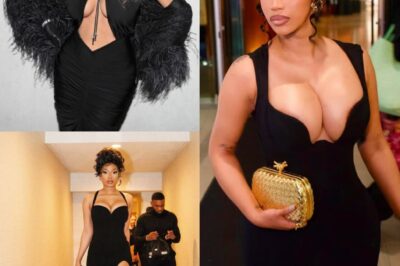 Beyoncé, Megan Thee Stallion, and Cardi B Deliver the Ultimate ‘Blackout Queens’ Fashion Moment in All-Black Power Looks