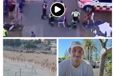 Hero Cop’s Desperate Battle: Chilling CCTV Captures Moment Officer Shot Multiple Times in Bondi Beach Terror Rampage