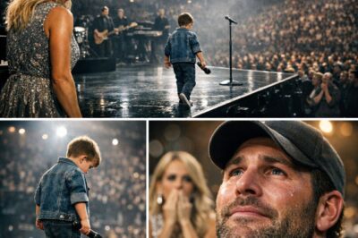 THE MOMENT WAS SUPPOSED TO BE REHEARSED — THIS WASN’T: Carrie Underwood’s Son Delivers Unscripted Heartfelt Question to Dad Mike Fisher Mid-Song, Leaving 18,000 Fans Speechless